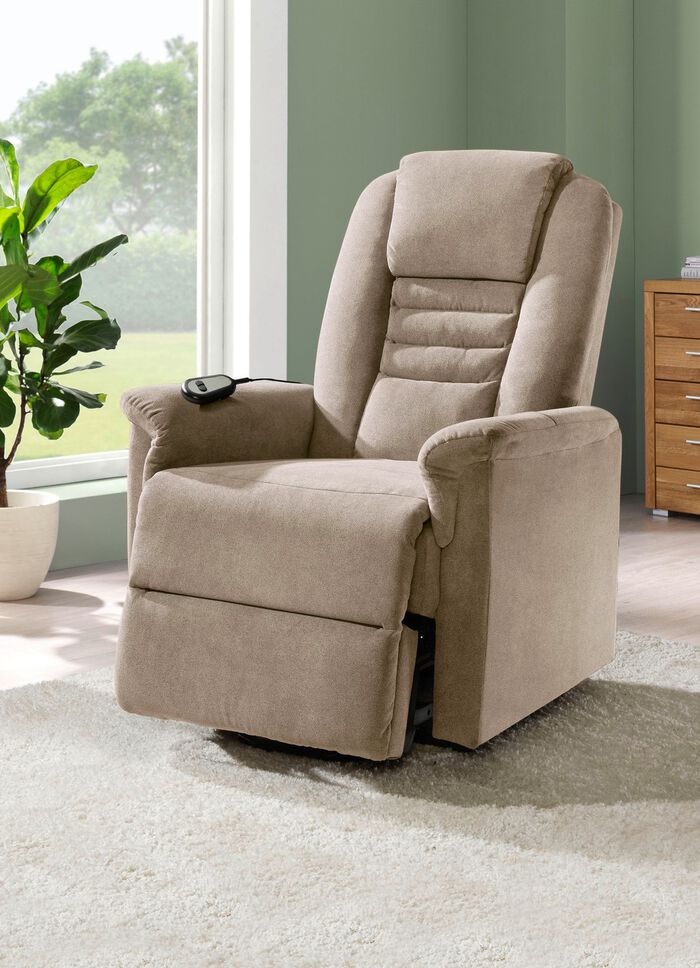 Tv-fauteuil met motor en opstahulp BEIGE