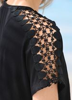 Laurina tweepack jurken met borduurkant 