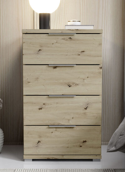 Nachtkastje op comfortabele hoogte 