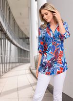 Tuniek met bloemenmotief 