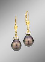 Oorbellen met Tahiti-cultuurparels 