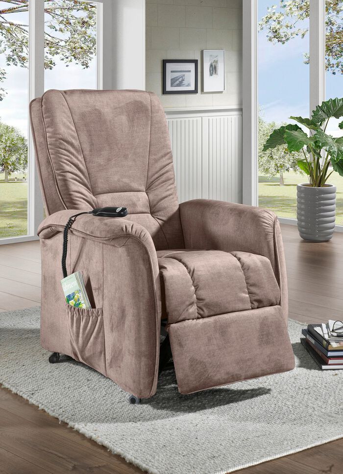 Gezellige tv-fauteuil BEIGE