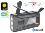 Solar crankradio met DAB+ en FM-tuner 