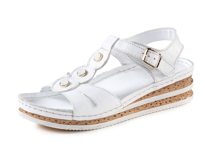 Andrea Conti sandaal van zacht nappaleer 