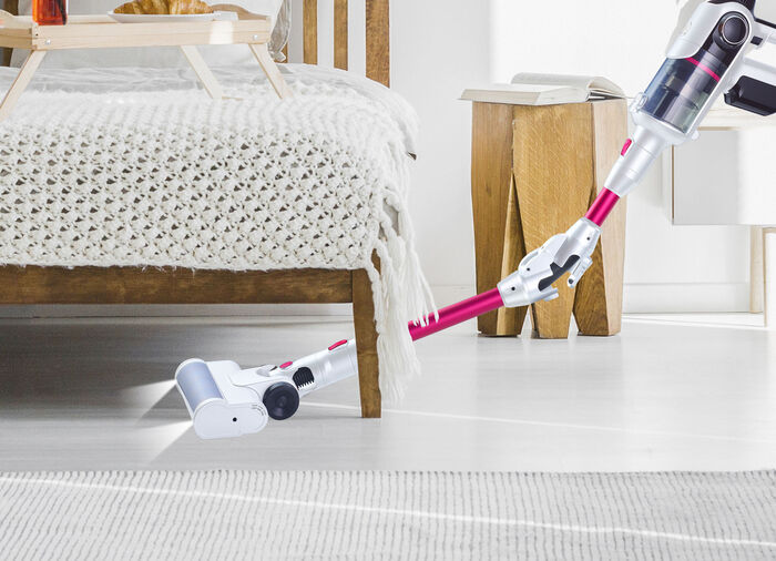 2-in-1 hand- en vloerstofzuiger Fusion MX 12 MAGENTA