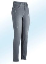 Enkellange jeans in 5-pocket-model 