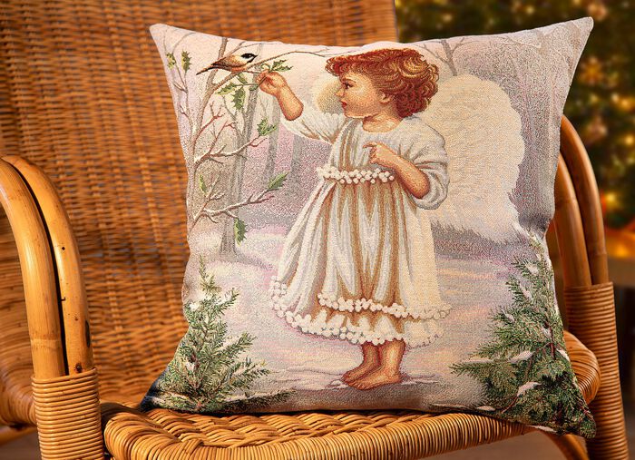 Kussenhoes van tapijtkwaliteit 