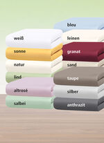 Mako fijne jersey hoeslakens en slopen van 100% katoen WIT