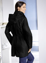 Functionele jas met afneembare capuchon SCHWARZ