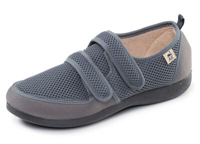 Comfortabele dames klittenbandschoenen, breedte H, gemaakt van mesh en textielmateriaal 