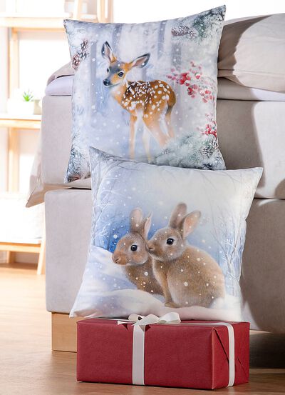 Fluweelzachte kussenslopen met ritssluiting 