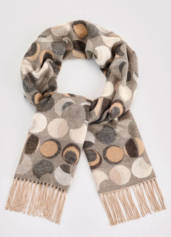 Sjaal met fantasiemotief 