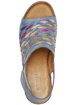 Gemini sandalen met verfijnde, kleurrijke gevlochten details JEANS