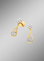 Oorknopjes met 28 briljant geslepen diamanten 