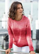 Trui met kleurverloop KORAAL-ECRU