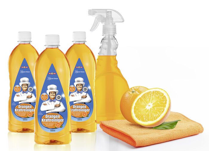 Universele krachtreinigerset, 5-delig, voor het verwijderen van hardnekkig vuil 