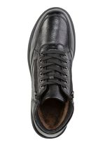 GINO GALANTE, gevoerde herenlaarzen, winterschoenen, met rits 