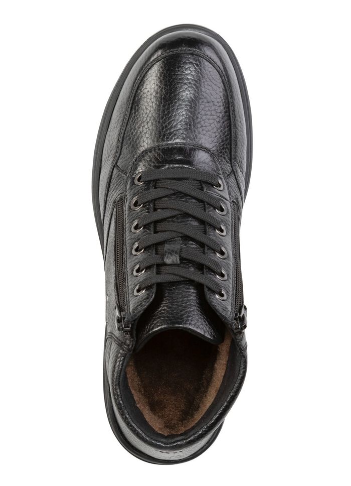 GINO GALANTE, gevoerde herenlaarzen, winterschoenen, met rits 