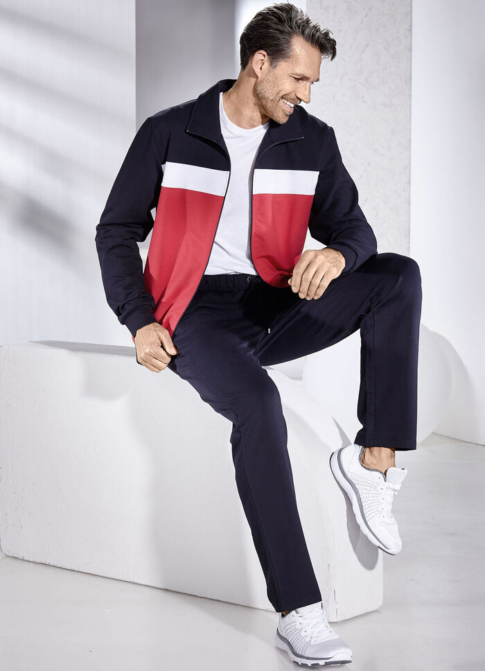 Vrijetijdspak met naadzakken 