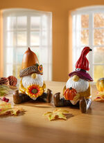 Secret Santa-figuren gemaakt van polyresin, set van 2 