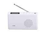 Draagbare DAB+ radio met geïntegreerde batterij WIT