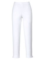 Enkellange broek WIT