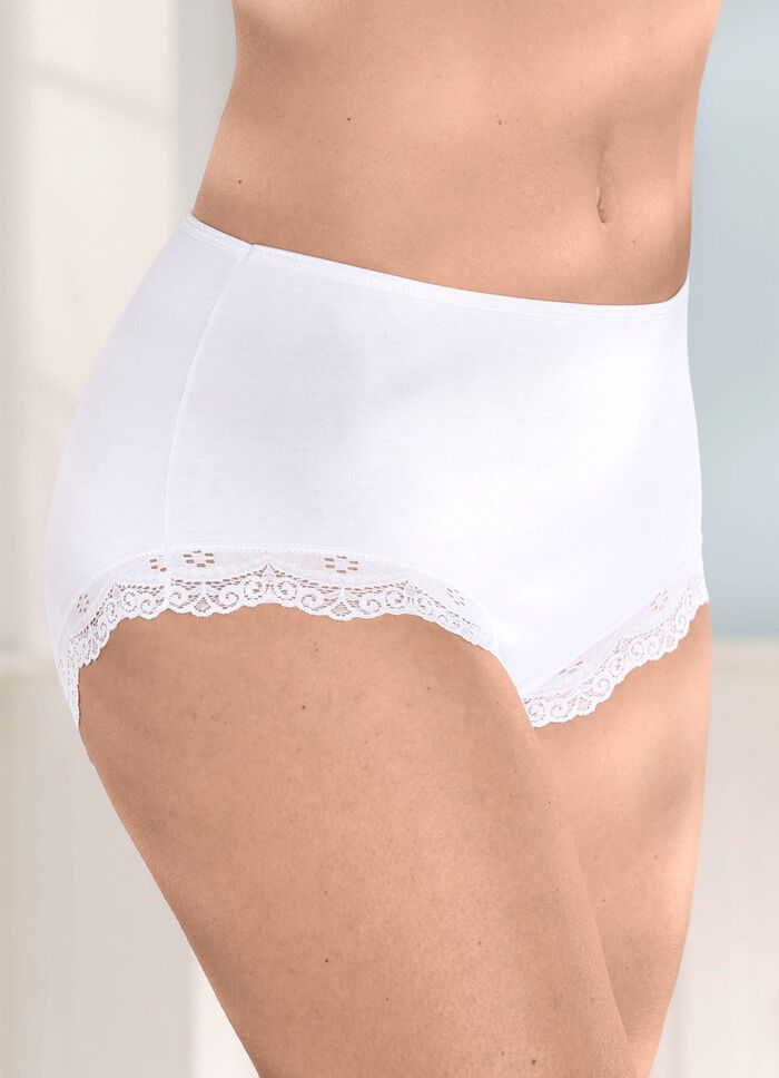 Verpakking van vier slips met elastische kant 