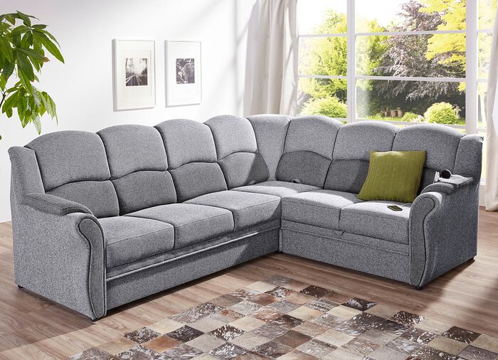 Deels massief gestoffeerd meubel 