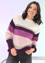 Trui van zeer pluizig ribbreisel 