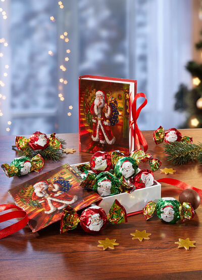 Kerstboekje, set van 2, met zoete vulling 