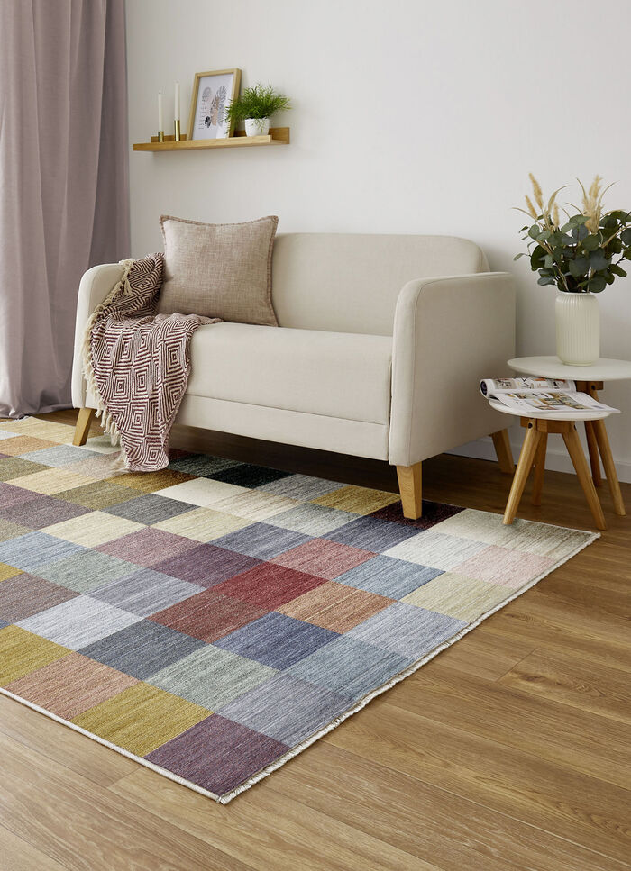 Moderne tapijten en vloerkleden met ruitdessins 