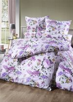 Beddengoedset met rozenmotieven MEERKLEURIG