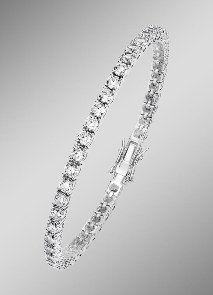 Sprankelende armband met synthetische zirkonia 