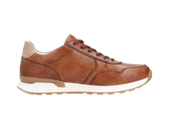 Nappaleren sneakers COGNAC