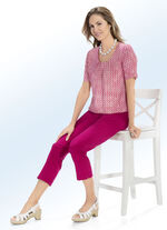 Tuniek met gesmokte zoomafsluiting 