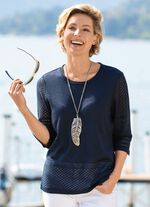 Trui met een subtiele glans 