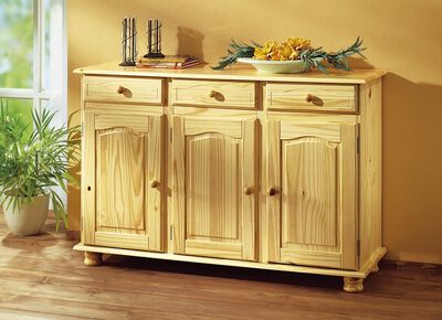 Massief grenenhouten dressoir 