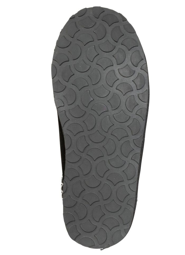 ELENA EDEN, warme damesklompen, met lamsvacht ZWART