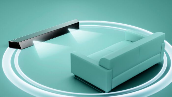 2.1 Philips soundbar met draadloze subwoofer 