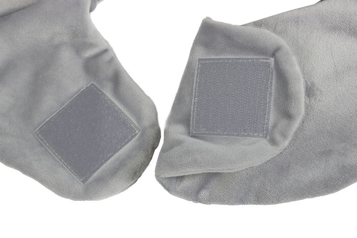 Vital Comfort nekwarmwaterkruik met extra opstaande kraag GRIJS