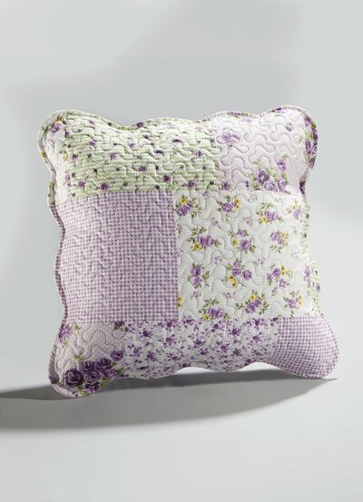 Digitaal bedrukte sprei in patchworklook 