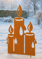 Tuinpaal in roestlook 