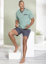 Shortama met V-hals 