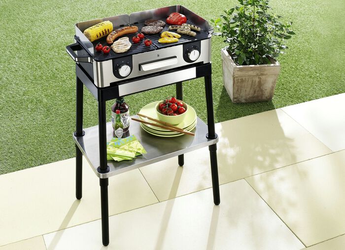WMF LONO Elektrische tafelgrill van Cromargan&reg; roestvrij staal 