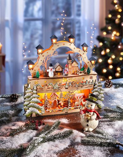 Kaarsenboog/sokkel van hout 