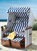 Strandstoel met onderhoudsvriendelijk kunststof gaas 