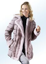 Jas in heerlijke materiaalmix 