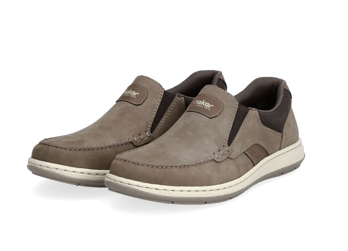 Loafers van nappaleer TABAKSBRUIN-MOKKA