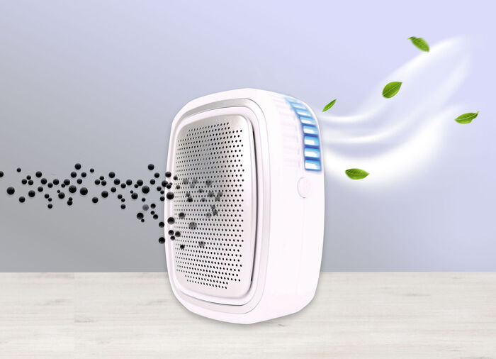 Luchtreiniger met HEPA-actiefkoolfilter 