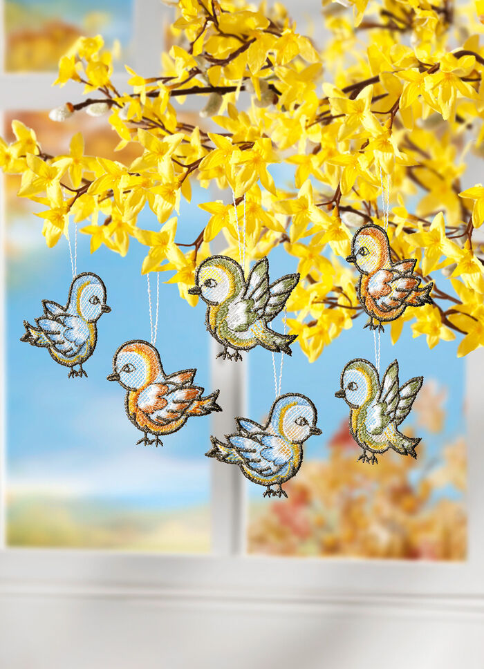 Vogelhangers set van 6 